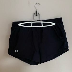 UA lines running shorts, size M